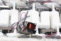 WZ6012 AC motor AC100V heating stove fan motor 5-wire with front ball bearing 13W