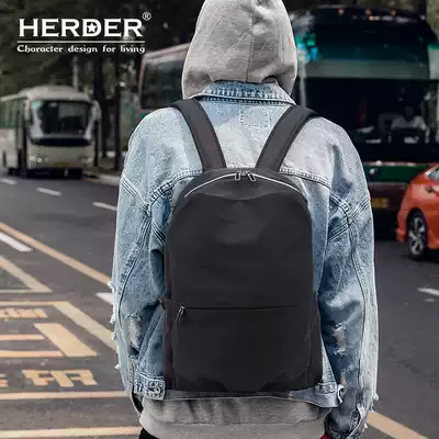 Herdenel backpack men's fashion trend backpack youth travel light and large capacity student campus computer bag