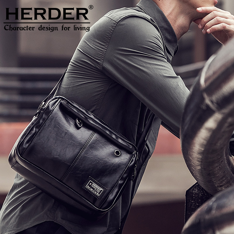 Single Shoulder Bag Men's Tide Men's Bag Sloped Satchel Bag Men's Tide Cards Bag student Day of the Shoulder Bag Casual Slant Satchel