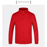 Красная флисовая толстовка