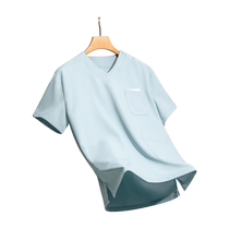 High-end antibacterial hand wash clothes doctors work clothes custom printed logo operating room medical staff hospital beauty salon summer