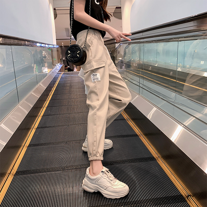 Ultra Firework Dress Pants Lady Autumn Winter Thin bouquet Thin High Waist Card Its Color Loose bf2020 Year New Casual Pants