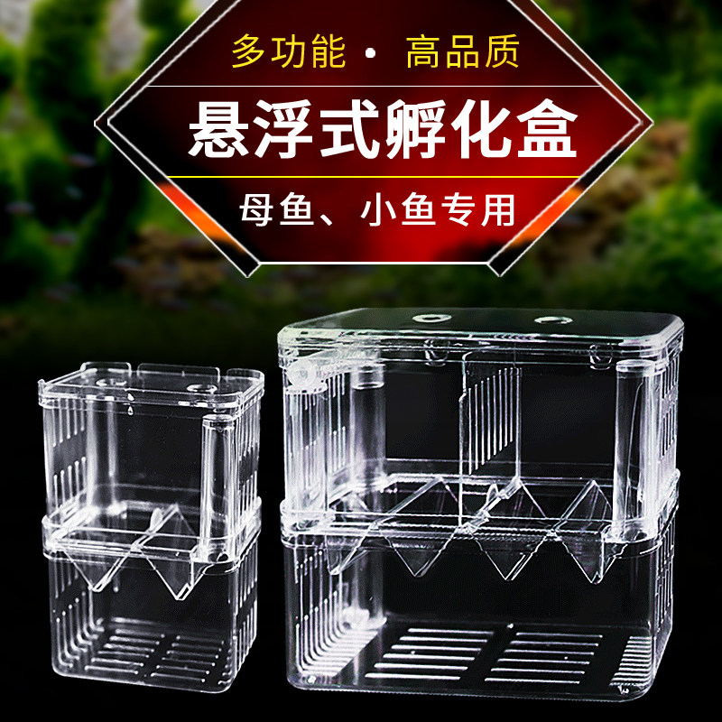 Peacock fish breeding box fish tank Non-acrylic isolation box Special large number of spawning hatching production house small fish fry young fish