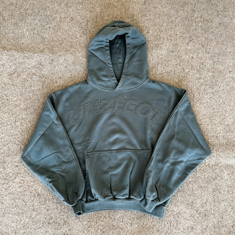 Unzeot Hooded Sweatshirt Men's American Fashion Brand Autum Retro Loose Casual Top High Street Sports Hoodie