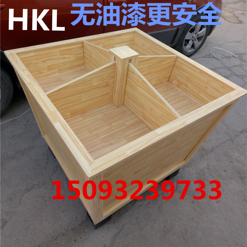 Supermarket solid wood rice bucket rice grain barrel miscellaneous grain cabinet rice noodle cabinet rice rack rice barrel rice cabinet shelf display cabinet five grain cabinet