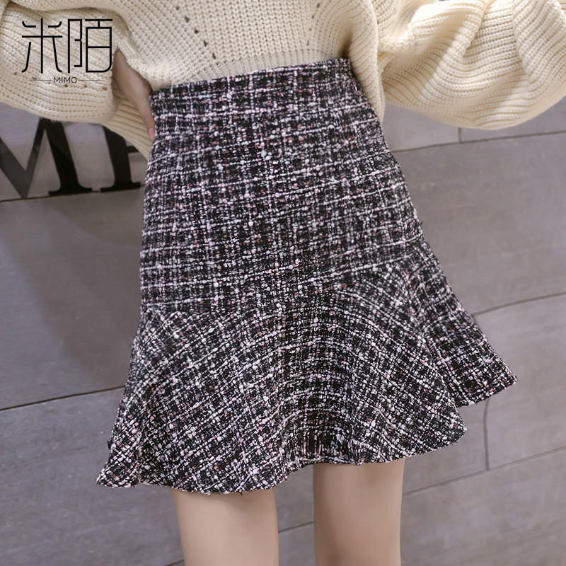 Spring fish tail dress lady spring dress half-body dress lady 2022 new trendy little sub fashion a short dress