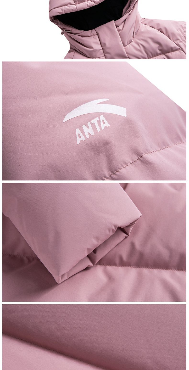 [关 same cùng đoạn] Anta long down jacket nữ 2019 thời trang mới thể thao xuống áo khoác dài - Thể thao xuống áo khoác áo phao nam uniqlo