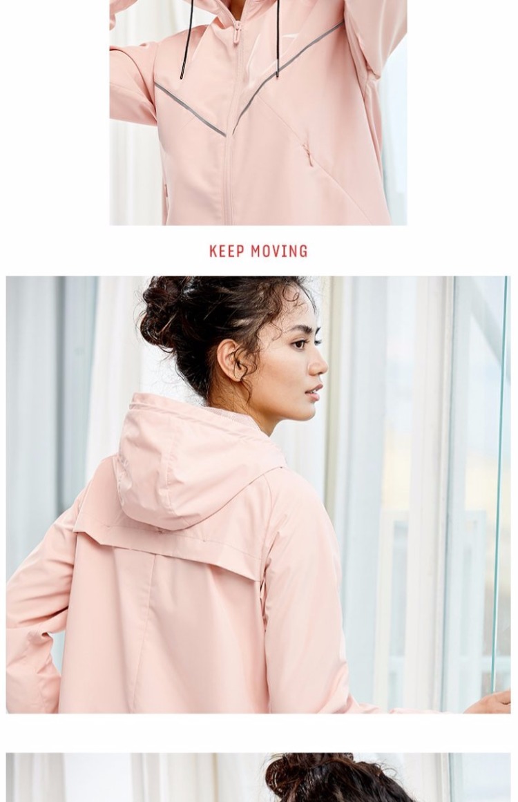 Anta chính thức cửa hàng áo khoác chính hãng 2019 mùa hè mới khảm mũ trùm đầu thể thao trench coat - Áo gió thể thao áo khoác gió uniqlo nam