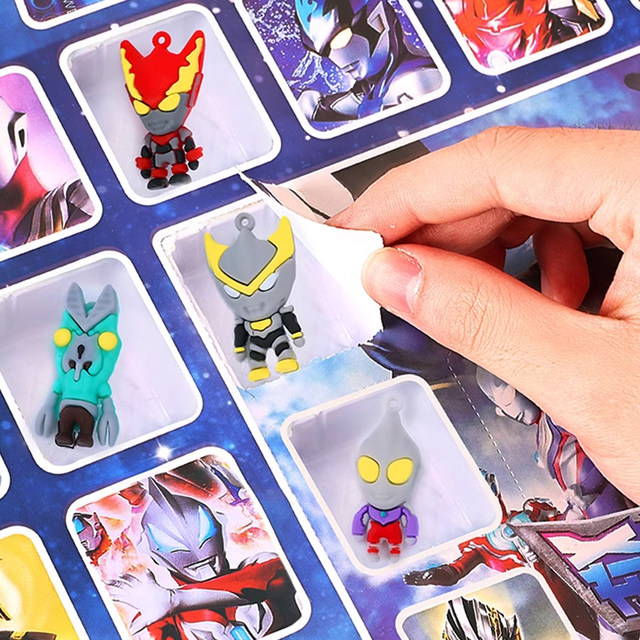 Ultraman Dongdongle Blind Box ຂອງຫຼິ້ນເດັກນ້ອຍ 2024 ໃຫມ່ Deluxe Edition Pumping Boy ມ່ວນ Poke ມ່ວນ