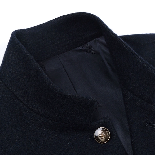 Septwolves, шерстяная мужская куртка, длинное пальто, средней длины