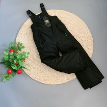 European and American foreign trade Yu single girl boy ski pants windproof Waterproof warm ski pants men 120-170