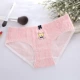 Vibrant dứa phim hoạt hình phụ nữ đồ lót cotton cô gái dễ thương eo giữa
