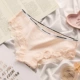 Nhật Bản đơn giản với đồ lót cô gái cotton Sexy ren thấp eo phụ nữ Tiếng Anh cotton tóm tắt phụ nữ nội y đẹp