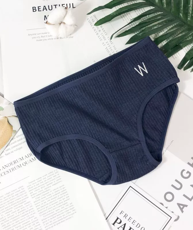 Đầm cotton nữ đồ lót eo thấp quần cotton tóm tắt màu kẹo đơn giản và thoải mái đồ lót nữ sinh viên