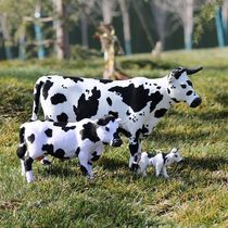 Simulation of dairy cow model ornaments Ranch Super milk powder Shop Shop Super ranch window ornaments simulation cattle animal model