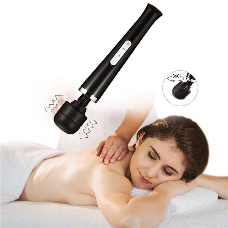 Portable ten-frequency massager stick neck waist shoulder multifunction full body vibration kneading electric knockout hammer back