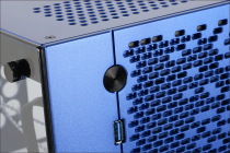 sunmilo custom chassis:C01 vertical and horizontal support 120 water-cooled U12 side transparent all-aluminum itx chassis 11L