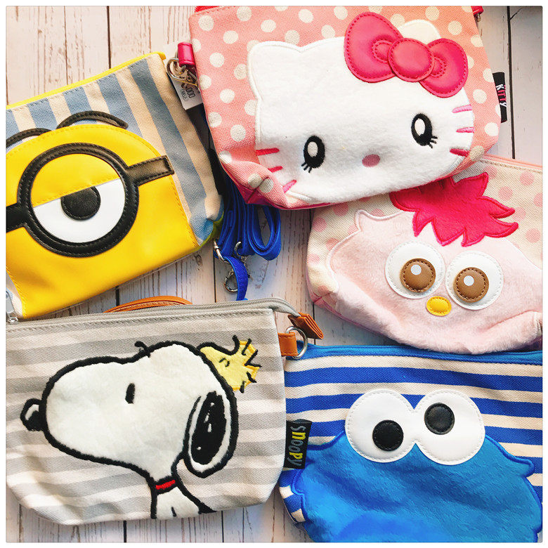 Japan Globe ** Meta cell phone bit Skew Satchel Child Slanted-to-Bag Makeup Bag