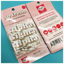 2 pieces of lemon fragrance out of the United States car wardrobe air freshener tablets Aromatherapy tablets hanging tablets