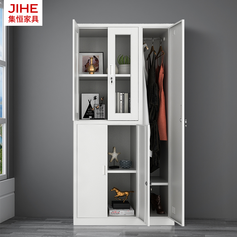 Five Doors Glass More Wardrobe Office School Tin 5 Door Cabinet Staff Cabinet With Lock Storage Matter Cabinet Deposit Changing Wardrobe-Taobao