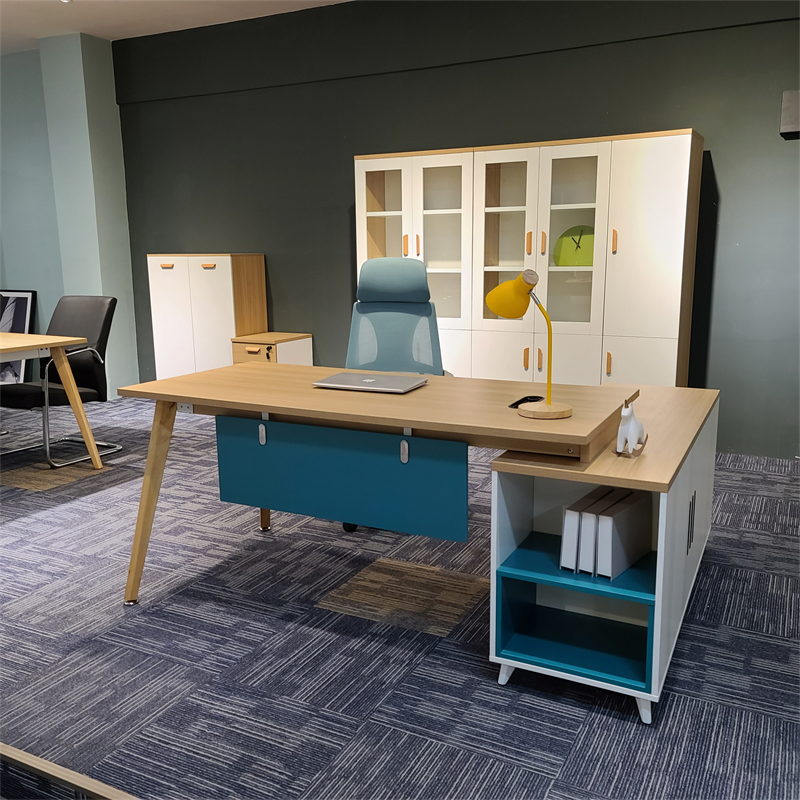 Desk Boss Desk President Desk Simple Modern Executive Desk Manager Desk Chair Combination Office Furniture