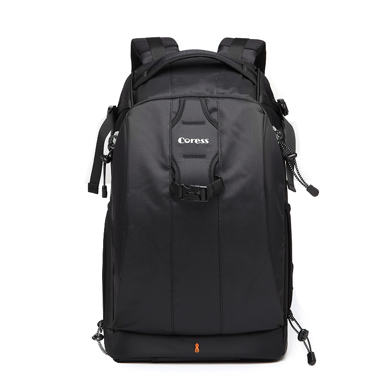 CORESS anti-theft waterproof waterproof anti-shock SLR camera bag backpack is suitable for a variety of models such as Nikon Canon Sony and other large-scale machine handle machines