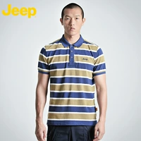 JEEP/吉普 Летняя хлопковая футболка polo для отдыха, короткий рукав