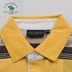 Áo thun nam POLO Santa Paulo được may bằng vải cotton ngắn tay mùa xuân và mùa hè sọc cotton thường ngày áo polo PS12KT207 - Polo áo polo đỏ Polo