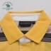 Áo thun nam POLO Santa Paulo được may bằng vải cotton ngắn tay mùa xuân và mùa hè sọc cotton thường ngày áo polo PS12KT207 - Polo