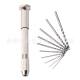 Single-head hand twist drill holder small drill bit set DIY eye-punching manual hole opening Wenhua Amber Walnut Tool