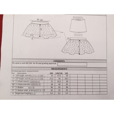 Jupe pour fille - Ref 2051892 Image 4