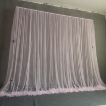 Wedding background gauze curtain screen gauze background decoration cloth mantle stage decoration window Pavilion decoration cloth mantle