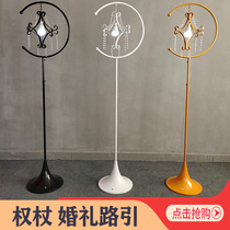2021 wedding scepter road guide road guide lamp wedding scene stage decoration props iron geometric wedding road guide