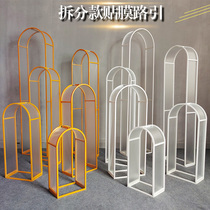 Wedding props Iron film Road stage arch screen ornaments star Gongyue Road wedding props layout