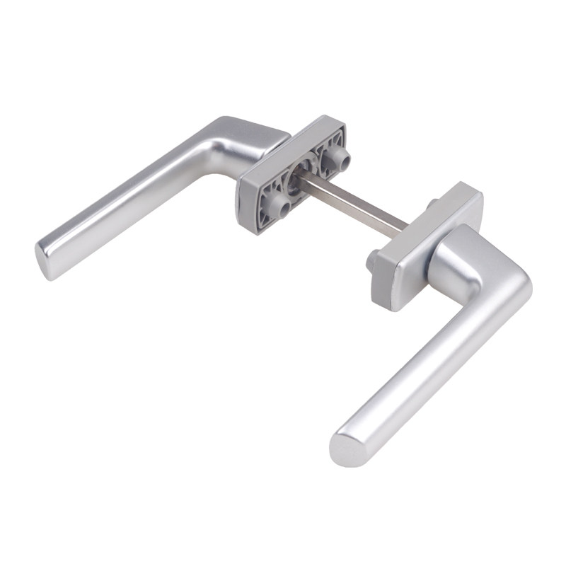 German imported SI Jiliya door and window hardware SI AUBI aluminum clad wood door lock handle plastic steel door lock handle