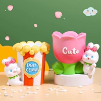 Кролик, детский держатель для ручек, милая система хранения, в цветочек, подарок на день рождения