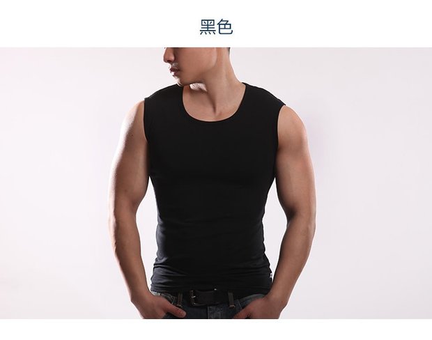 Người đàn ông béo cộng với người béo cộng với kích thước người đàn ông mod áo thun mỏng mồ hôi béo siêu lớn kích thước thể thao không tay chạm đáy đồ lót ba lỗ