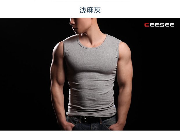 Người đàn ông béo cộng với người béo cộng với kích thước người đàn ông mod áo thun mỏng mồ hôi béo siêu lớn kích thước thể thao không tay chạm đáy đồ lót ba lỗ