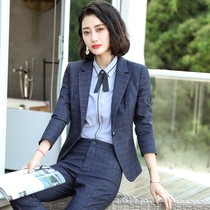 Plaid small blazer women Korean fashion top 2020 new casual temperament chic English style suit tide