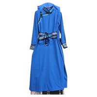 Синий, шифоновый