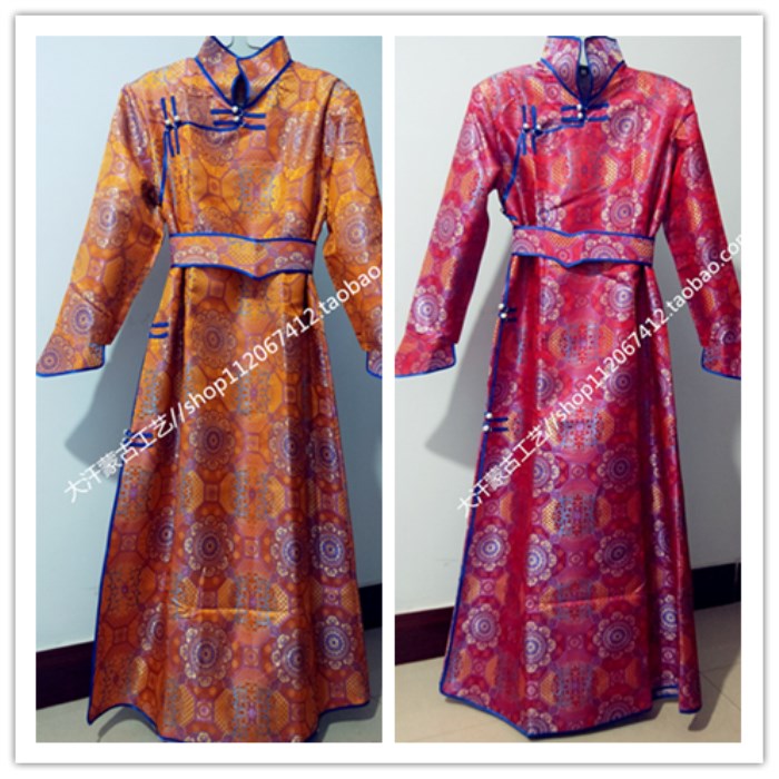 New Mongolian robe adult female dance performance national costume daily life etiquette welcome dress long boutique