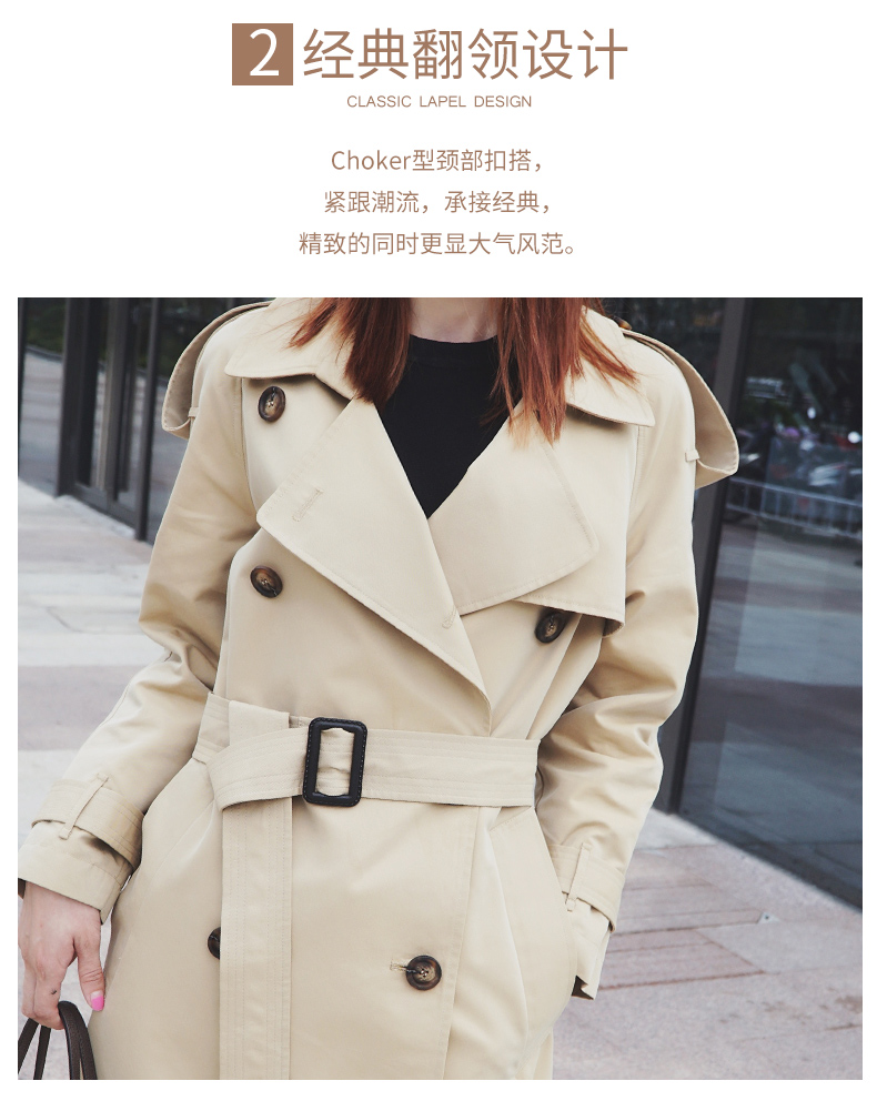 Trench pour femme      en Coton - Ref 3226996 Image 14