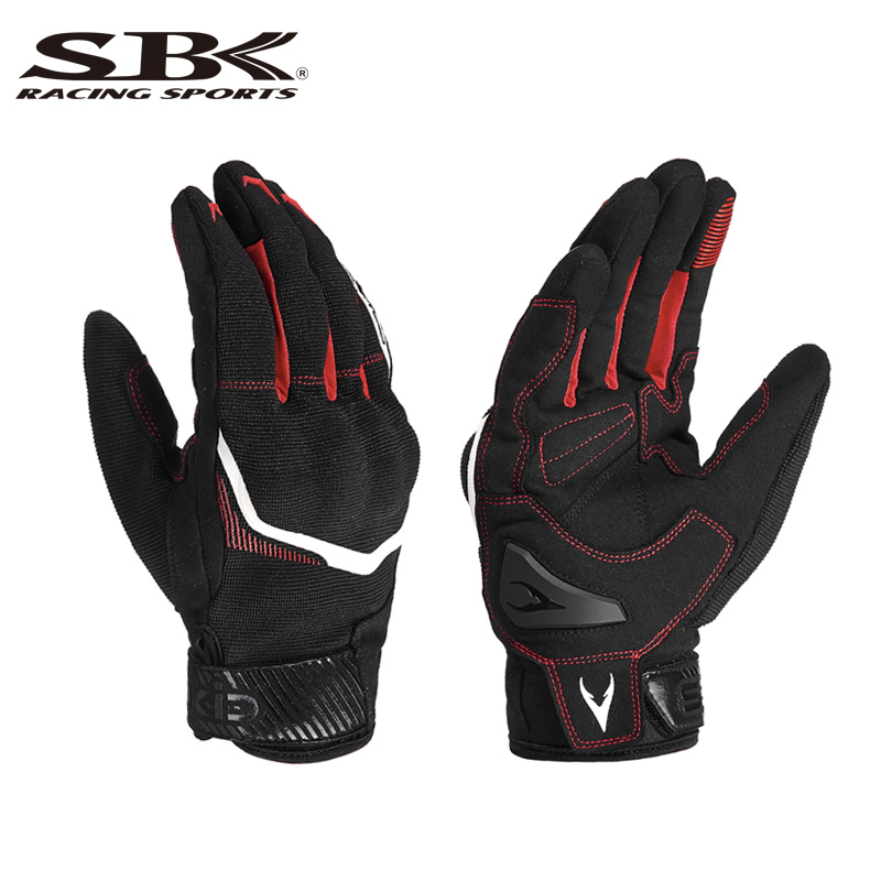 Taiwan SBK new motorcycle gloves men's spring and summer four seasons knight breathable fall-proof riding motorcycle touch screen motorcycle