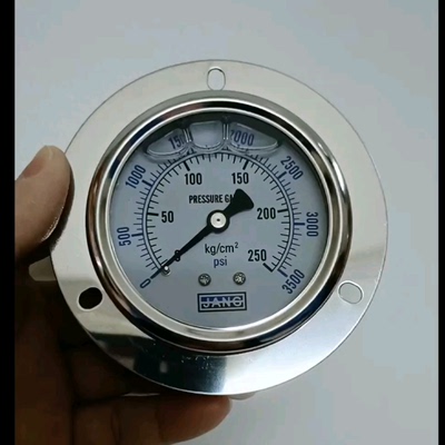 YN-60ZT trục cạnh chống sốc đồng hồ đo áp suất dầu đồng hồ đo áp suất thủy lực máy đo áp suất nước áp suất không khí chống sốc 0-250kg 