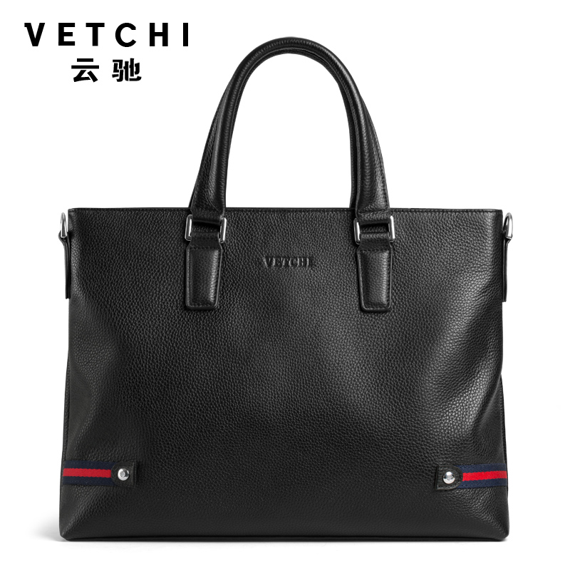 Men's handbag handbag handbag handbags with business casual genuine leather men's bag new wave single shoulder inclined satchel briefcase