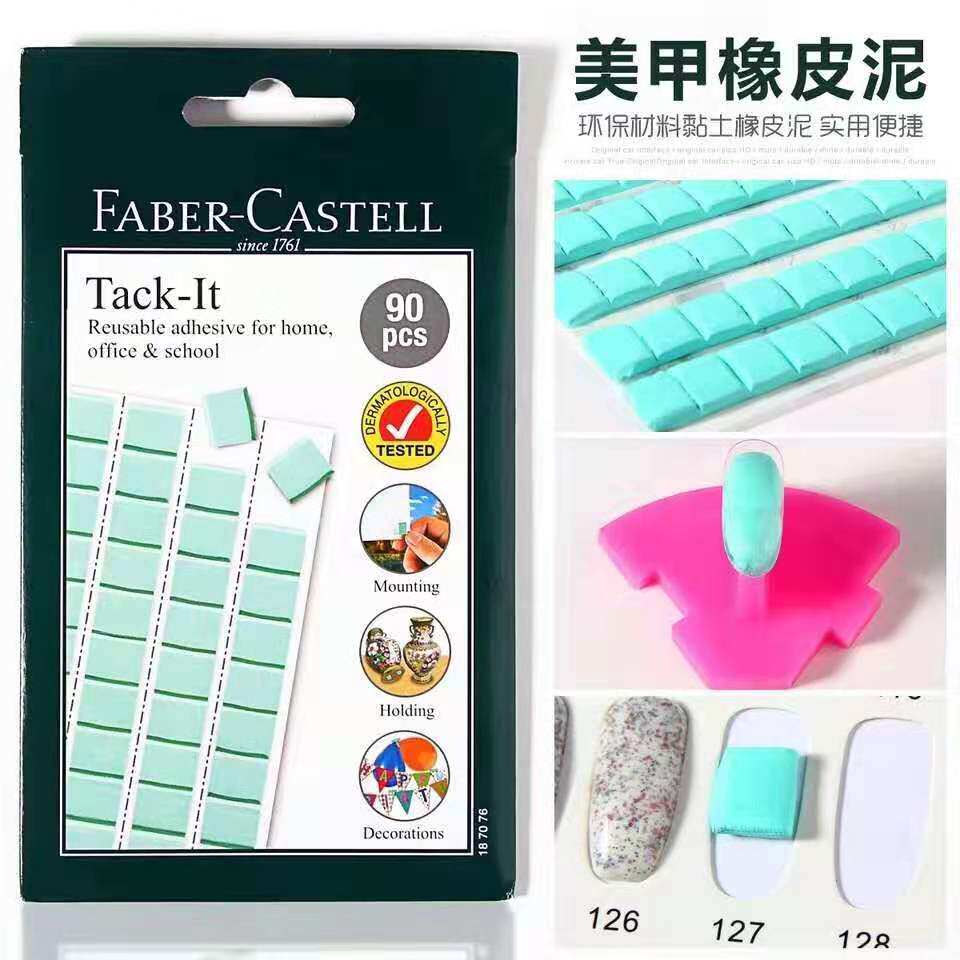 Nail tool nail holder universal clay glue manicure beginners practice nail piece manicure clay plasticine