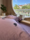 Light luxury and comfortable 100 pieces embroidered purple rose girl ruffle four-piece set cotton 1.5m1.8 meters bed sheet and quilt cover