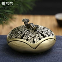 璞若梵 Chengyun Ruyi Pan Pan Burness Home Homement Room Имитация аромата ароматный ароматный ладан, креативная медная орнамент Shen Tan
