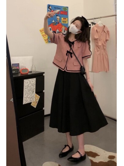 Viiwen skirt type 1jue is very good, a thin, high-waisted white casual skirt with umbrella skirt for women