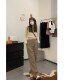 Viiwen short style chain link knitting hot girl early autumn beige small slim pullover casual sweater